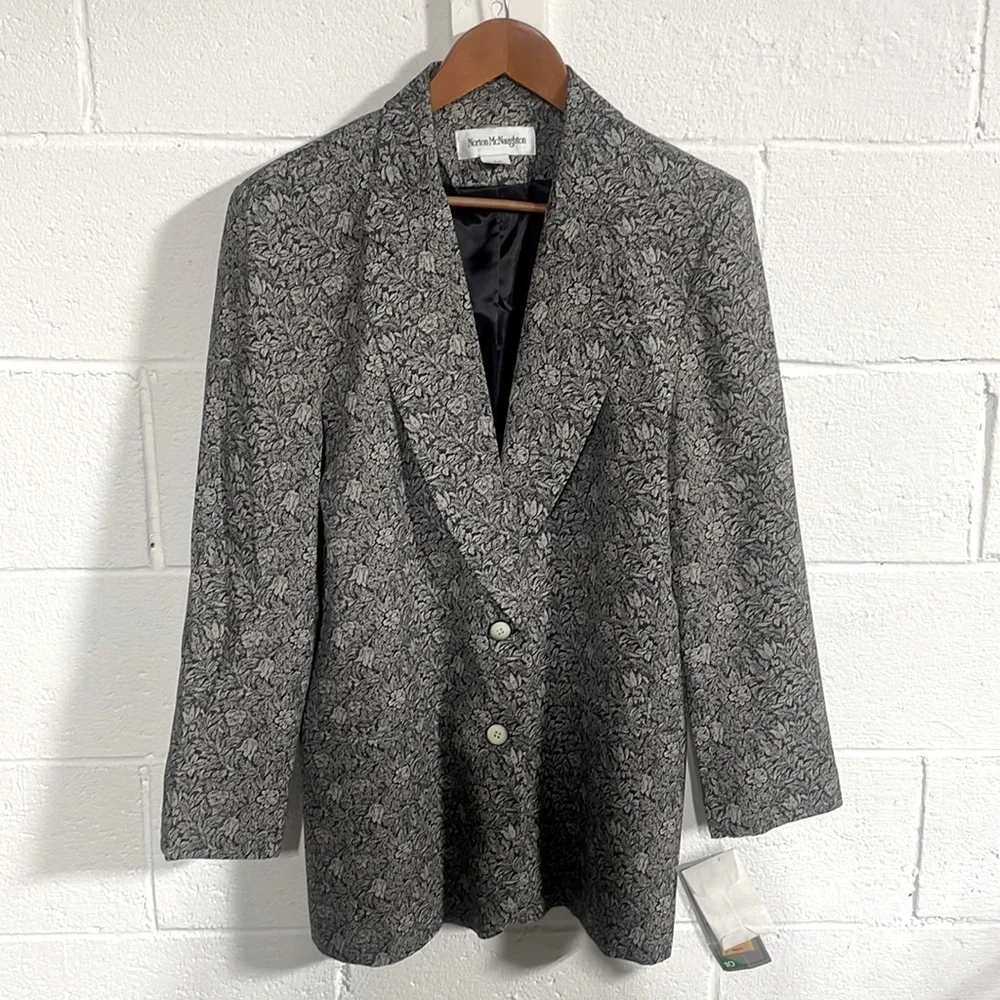 Norton McNaughton Vintage Women’s Floral Blazer Sz 10